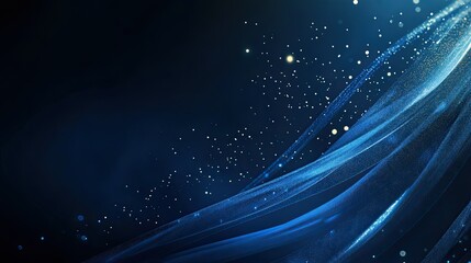 modern blue dark background with lines and glitter.