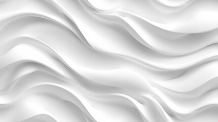 Canvas Print - Abstract white background with smooth lines creating a sense of elegance and movement, ideal for projects that require a clean and modern aesthetic