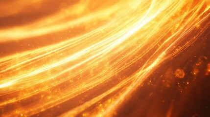 Wall Mural - warm glowing light streaks abstract background