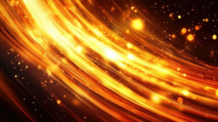 Wall Mural - warm glowing light streaks abstract background