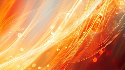 Wall Mural - warm glowing light streaks abstract background