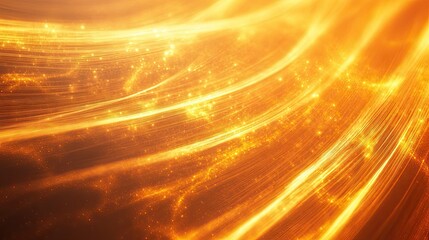 Wall Mural - warm glowing light streaks abstract background