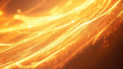 Wall Mural - warm glowing light streaks abstract background