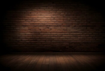 Rustic brick wall background