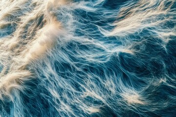  Abstract Blue and White Wavy Pattern