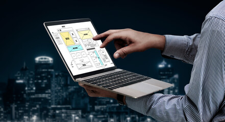 Website design software provide modish template for online retail business and e-commerce