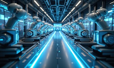 advanced automation in modern industrial setup
