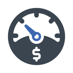 Wall Mural - Credit score icon