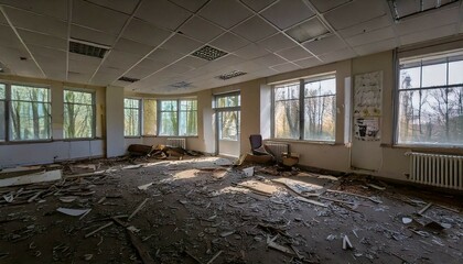 Wall Mural - old abandoned room