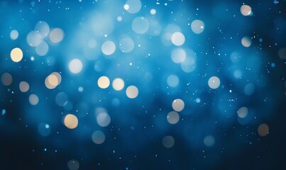 Wall Mural - a blurry image of a starry night sky with a blue background