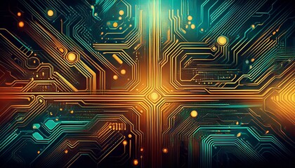 circuit board background