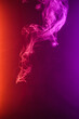 © Mykhaylo - Twisted plume of smoke. The movement of smoke on a colored background. Abstract smoke lines