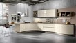 © ADD PHOTO - Modern Kitchen Design with Sleek Cabinets and Countertop
