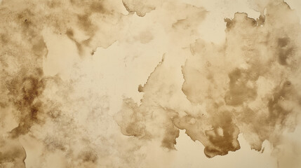 a close-up, top-down view of a single-color watercolor wash applied unevenly on textured paper