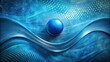 © Nasnunt - Abstract blue wave design resembling a blue dot on a textured background, blue, dot, wave, abstract, background, design