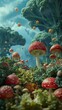 © The Singularity - Enchanted Forest: A Whimsical Journey Through a World of Mushrooms
