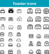© shabanashoukat49 - toaster icon kitchen appliance vector bread toaster breakfast tool electric