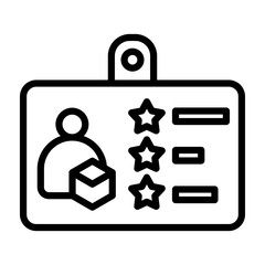 Wall Mural - Supplier Scorecard Icon