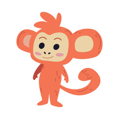 Poster - cute monkey animal cartoon