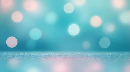 abstract light blue background with bokeh