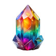 © shabbir - Colorful crystal isolated on transparent background