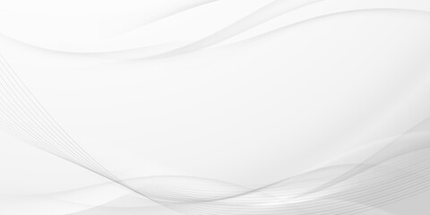 Wall Mural - grey soft abstract subtle elegant lines modern futuristic background template. vector illustration