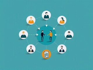 Business Collaboration and Networking Concept