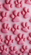 © AIGC JOE - A close-up shot of a pink paw print pattern.