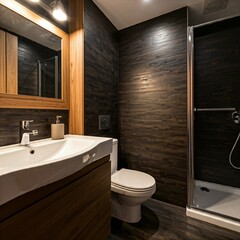 modern bathroom interior