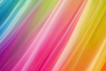 Wall Mural - Colorful fabric draped in vibrant hues, creating a beautiful abstract pattern.