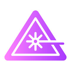 Sticker - laser Gradient icon