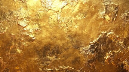 Wall Mural - Metallic golden and bronze paper texture with gradient effect, resembling metal foil or wall paint, Golden background. Gold texture. Beautiful luxury gold background. Shiny golden texture