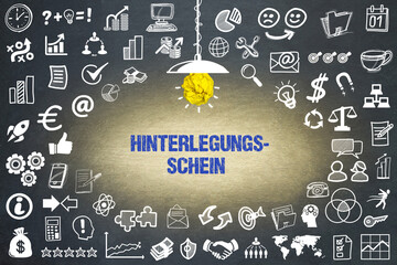 Poster - Hinterlegungsschein	