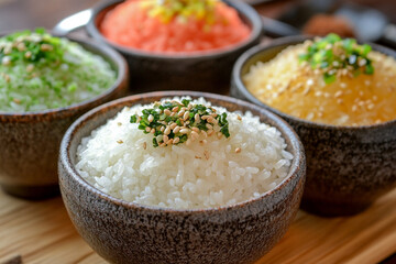 5 colors of rice, healthy rice