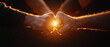 © VERTEX SPACE - Fists bumping together create powerful moment of connection and camaraderie, illuminated by warm glow. This image captures essence of friendship and unity