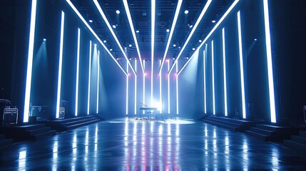Aufkleber - Concert stage design led stripes.