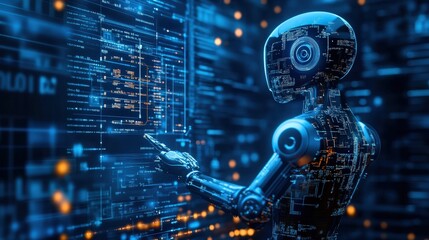 Wall Mural - the future of data science: speculate on the future trends in data science.