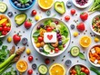 © Four888 - Vector Video Review and Messaging Icons for Food Photography Promotion