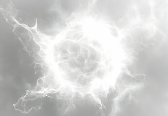 Wall Mural - abstract white energy burst.