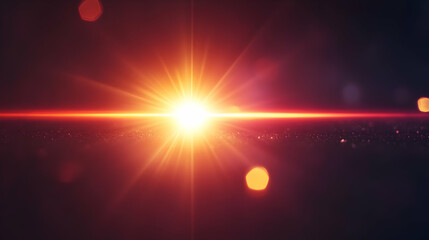 Wall Mural - bright light shining through the darkness.