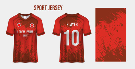 Wall Mural - Sport jersey design fabric textile for sublimation.