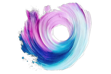 Wall Mural - A vibrant swirl of colors showcasing a blend of pink, purple, and blue in an artistic splash, ideal for creative projects.
