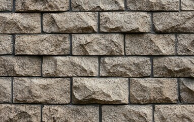 Stone tilled wall texture masonry background