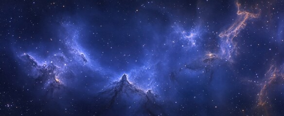 Wall Mural - the nebula in deep space