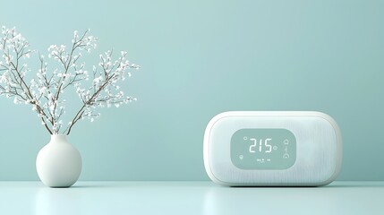 Aufkleber - Cutting Edge IoT Powered Smart Thermostat with Intuitive Real Time Temperature Display for Effortless Home Climate Control and Energy Efficiency