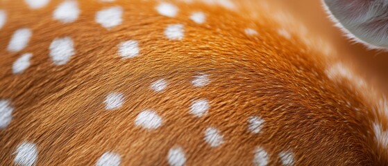 close-up texture of spotted fur