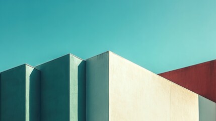 Uniform Geometry, a series of sleek, identical shapes arranged in a clean, minimalistic layout, showcasing abstract design principles.