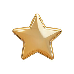 png. golden star shape, isolated on a transparency background.