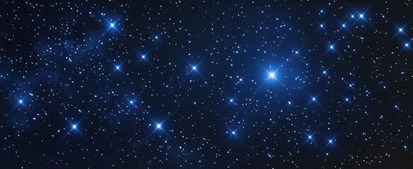 Wall Mural - the stars in night sky