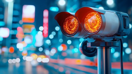 Leinwandbilder - Intelligent Traffic Monitoring System with IoT and Speed Sensors Enabling Real Time Data Analytics and Optimization for Efficient Safe and Connected Smart City Transportation